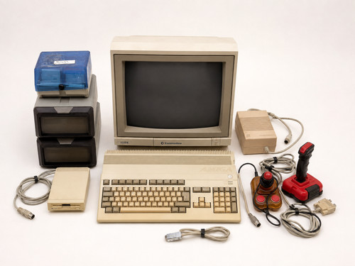 Amiga 500 mit - , monitor