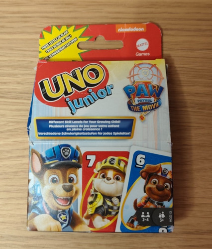Mattel uno junior paw patrol - mattel,