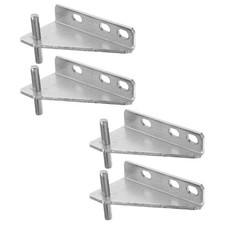  4 Pcs Kühlschrank Zubehör Edelstahl -Türscharnier Schrankscharniere Aus