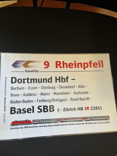 Zuglaufschild 9 - zuglaufschild,