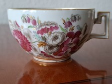 Meissen - Feine Empire Tasse  mit Blumenmalerei um 1814-20 