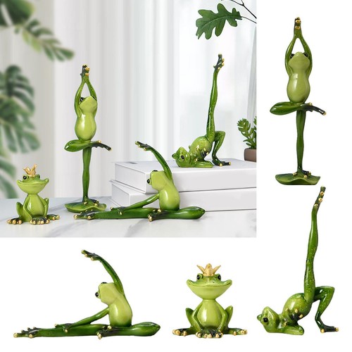 Lustige harz yoga frosch - yoga,