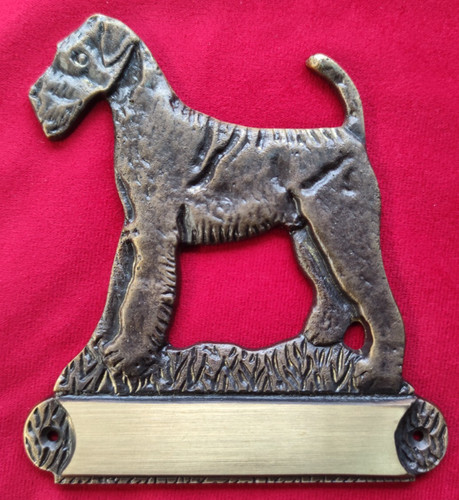 Airedale terrier türschild - airedale,
