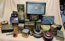 Konvolut Blechdosen Blechschachteln Alt Reklame Werbung