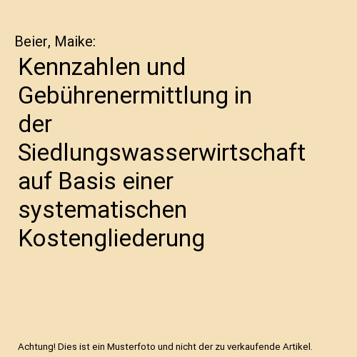 Kennzahlen und