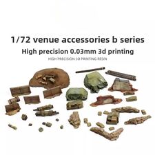 Diorama 1/72 Sandsack-Wände