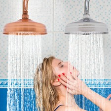 2 Farbe Duschkopf Aus Edelstahl 360° Drehbar Regen-dusche Badezimmer 20 X 20 cm