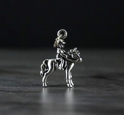 Charms anhänger silber pferd - charms,