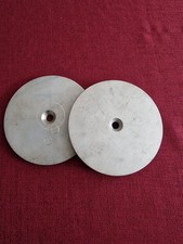 Edelstahl Ankerplatte V2A 2 Stück Ronden Platte Scheibe Ø 130,6mm,Dicke: 10,0mm 