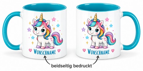 Einhorn tasse mit - mit, namen