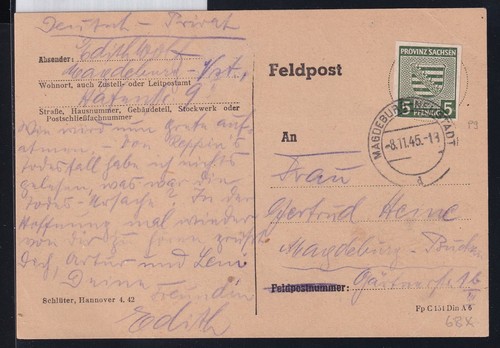 Sowjetische zone auf - zone, 68