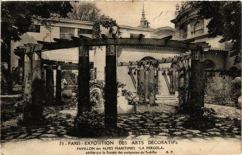 Old postcard paris - postcard,
