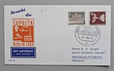 Brief luftpost berlin - luftpost, 1963