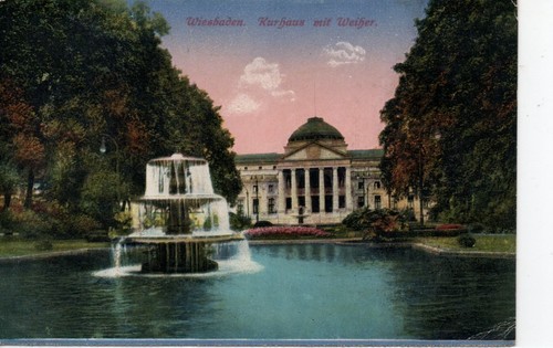 Postkarte hessen wiesbaden - postkarte,