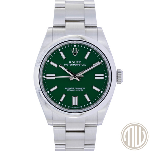 Rolex oyster perpetual green - oyster,