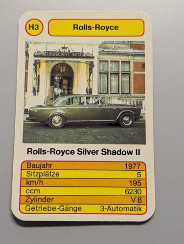 Rolls royce silver shadow - silver,