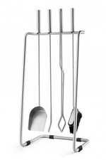 ZACK Edelstahl Kaminbesteck 5-tlg. PRANO Kamingarnitur Ausstellungsstück 50032