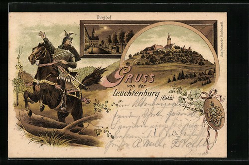 Lithographie leuchtenburg - lithographie,