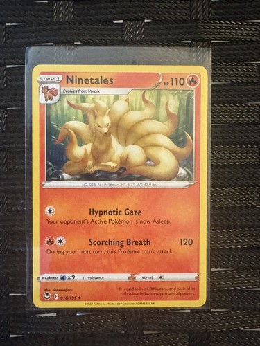Ninetales 018 195 silver - 018/195,