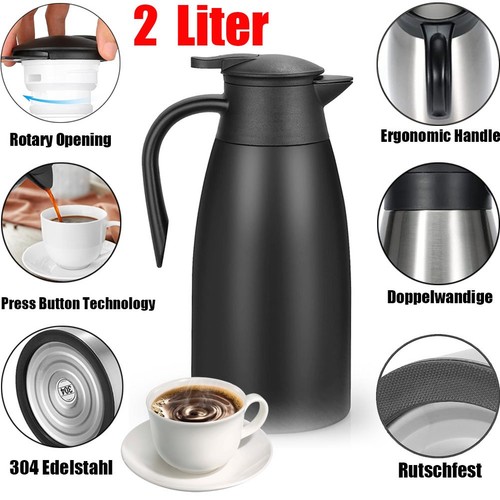 Liter thermoskanne edelstahl - thermoskanne,
