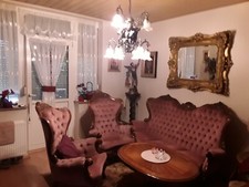 Sitzgarnitur Barock Sitzgruppe Rot Barocke Sitzmöbel Sofa Sessel Sofagarnitur