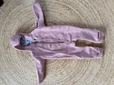 Disana Walk-Overall 100% Schurwolle, Größe 74/80, Rosa