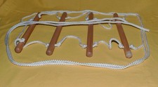Bettleiter - Aufrichthilfe - Strickleiter - Holz