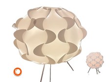 1990er Riesige IKEA Fillsta Lampe Bodenlampe weiß Kunststoffschirm 100cm Rar