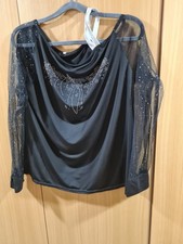Damen Shirt Gr. 44 Schwarz