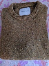 GANT Herren Strickpullover 2XL Grüntöne mit Farbtupfern Neuwertig Hoher NP