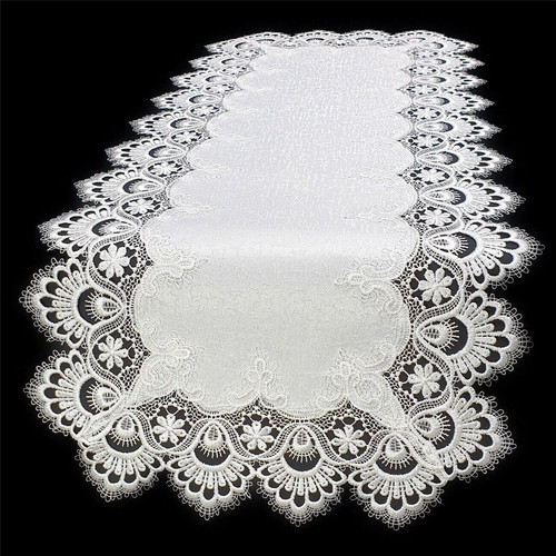 Spitzendecke spitze altweiss - spitze,
