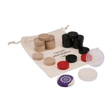 Carrom Manufaktur Spielsteine