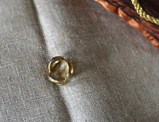 Vintage Schalhalter Halstuchhalter 925 Silber vergoldet (F024-2392)