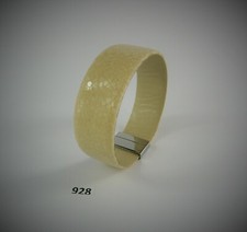 928) Rochenleder Armband 2 cm Breit mit Edelstahl Verschluss 