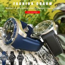 Silikonkautschuk Uhrenarmband passend für Omega Seamaster Planet Ocean wasser...