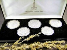 Olympia Münzen Moskau 1980