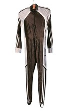 adidas Bodysuit schwarz silber Jumpsuit Catsuit Einteiler Overall Damen 56663