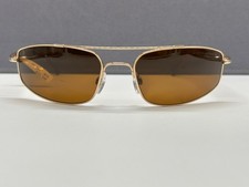 Bogner Titan Flex Sonnenbrille Herren Polarisiert 7229  Gold eckig groß L *