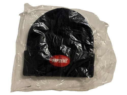 Supreme logo beanie schwarz - logo,