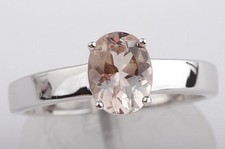 Morganit ring 585 weiß gold - morganit,