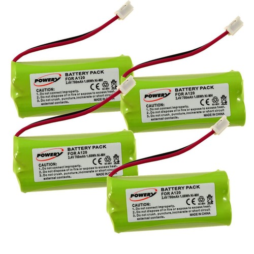 Akku für schnurlos telefon - 4x,