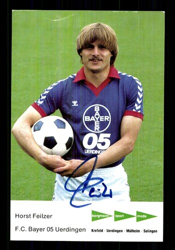 Horst feilzer autogrammkarte - horst,