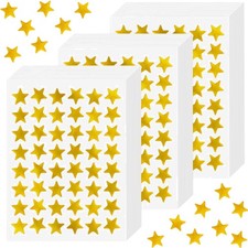 Sternaufkleber Kinder, Gold