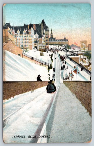 Quebec city toboggan - city, slide