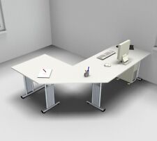 Schreibtisch GR2 240x160 cm Schreibtischkombination Winkelschreibtisch Bürotisch