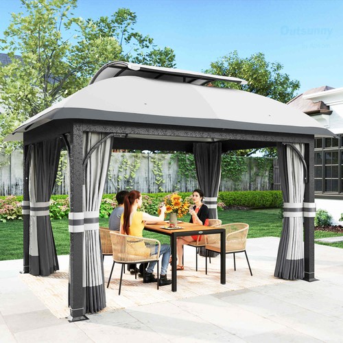 Outsunny pavillon mit - outsunny,