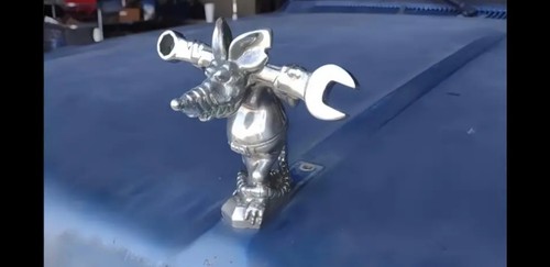 Kühlerfigur hot rod custom - hot, v8