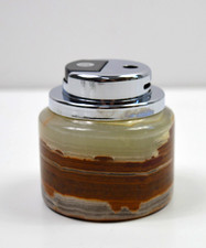 Tischfeuerzeug ERHARD Gas aus Stein Marmor Feuerzeug Vintage Lighter 9504