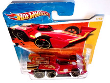 ✅  Hot Wheels DANICAR six wheeler in OVP * 2011 Premiere * IndyCar rot * MOC