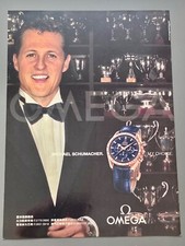 Omega Speedmaster Automatic Michael Schumacher 2005 Vintage Ad Werbung Reklame 2